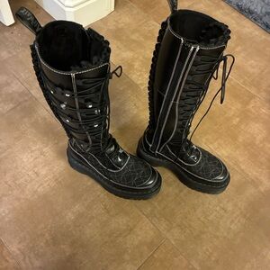 Dr. Martens Black Lace-Up Women's Boots